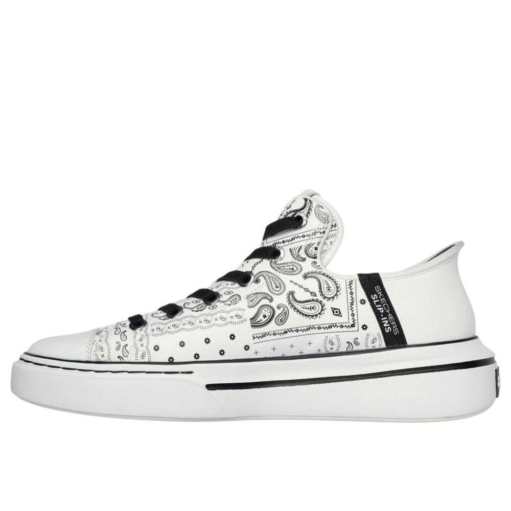 Skechers Mens Snoop Dogg Bandana Print Sneakers / White/Black - Picture 3 of 6